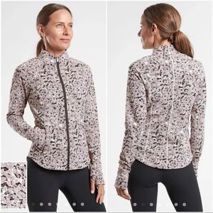 Athleta Salutation Jacket in Meadow Decadent Chocolate